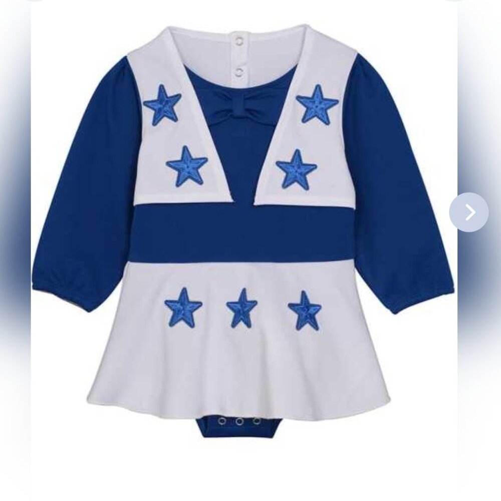 Dallas cowboys cheerleader outfit costume 12months